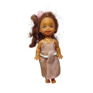 Vintage 90s Mattel Barbie Lil Friends Of Kelly Deidre AA Doll Ballerina 4" READ